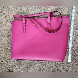 Michael Kors large pink tote